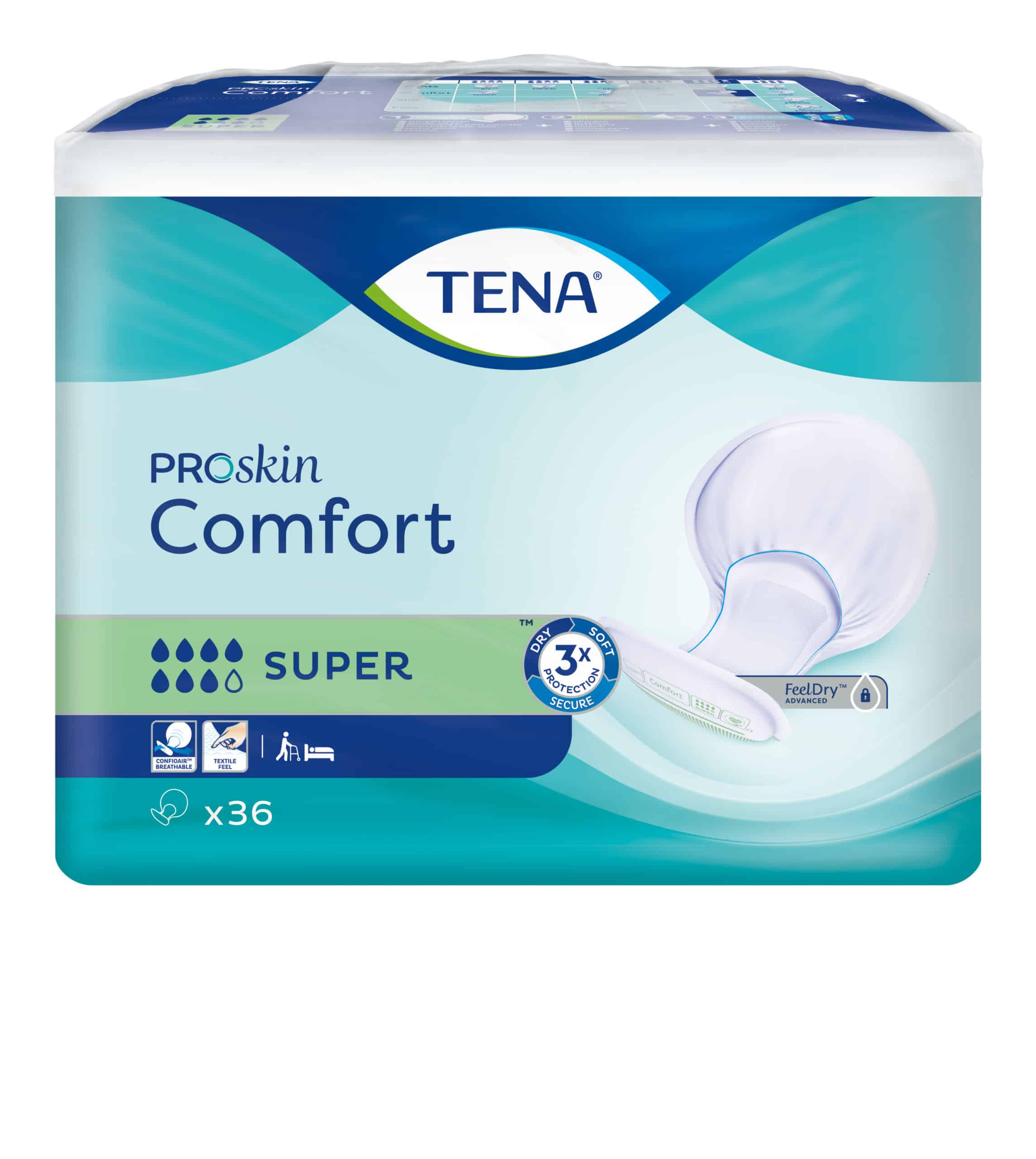 Tena Comfort Super 💧 - Sachet de 36 - Tena Comfort