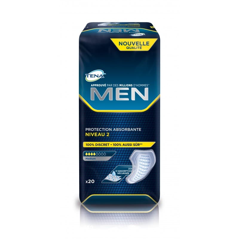 Couche homme adulte - Protection contre les fuites urinaires