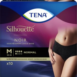 Tena Silhouette Normal Noir Medium