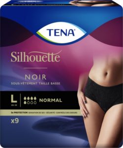 Tena Silhouette Normal Noir Large