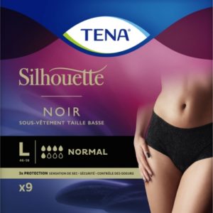 Tena Silhouette Normal Noir Large