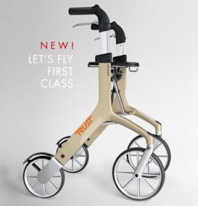 Let's fly rollator