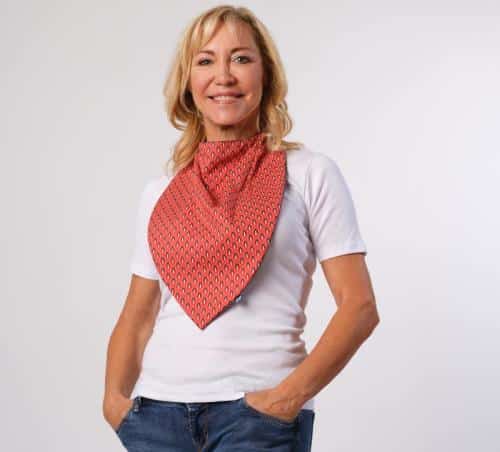 BAVOIR FOULARD ROUGE